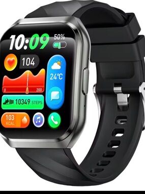 Smart Fitness Watch 1.85” 1000 mAh - Black